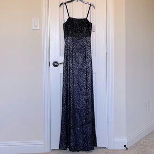 Dark purple party dress